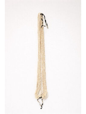 Vintage 13 Strand Shell Necklace Maui Hawaii Boho Beach Statement White